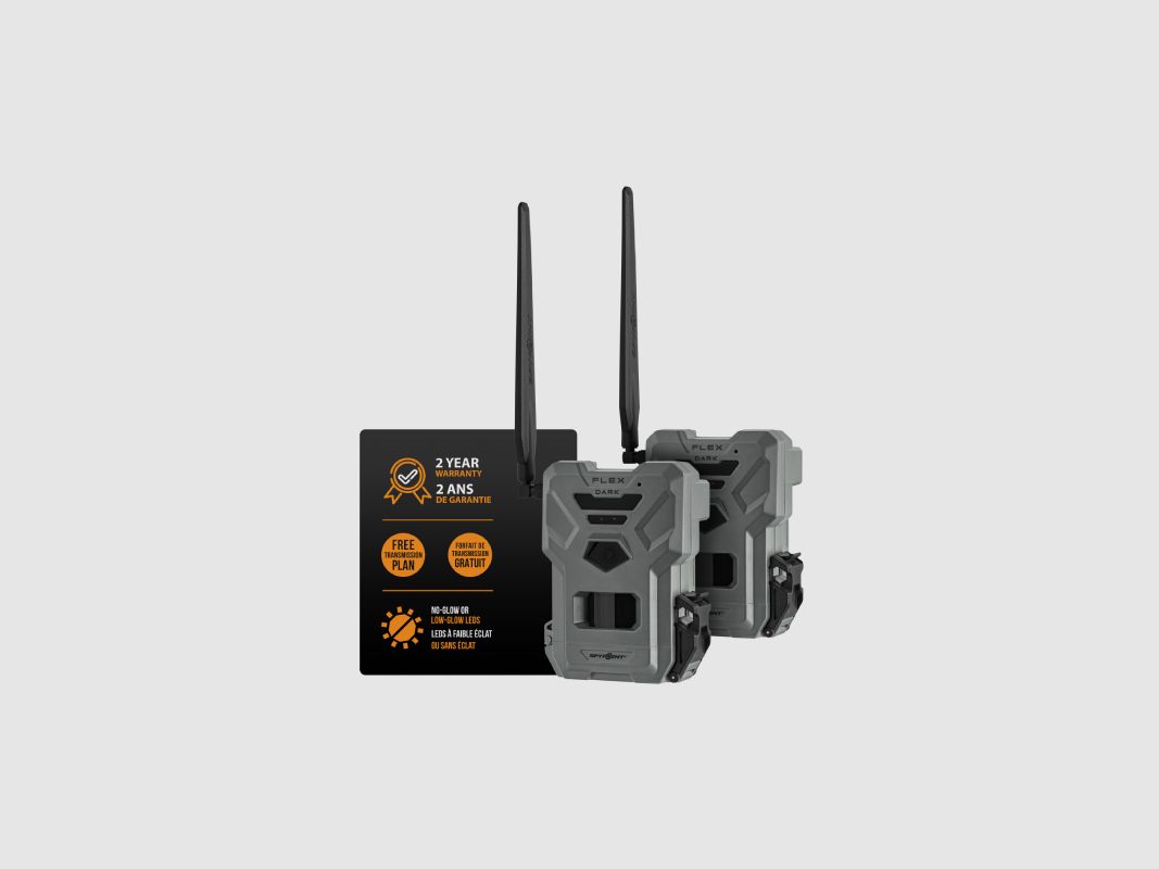 Cámara de caza Spypoint Flex Dark Twin Pack (2 unidades), imagen 2 de 3