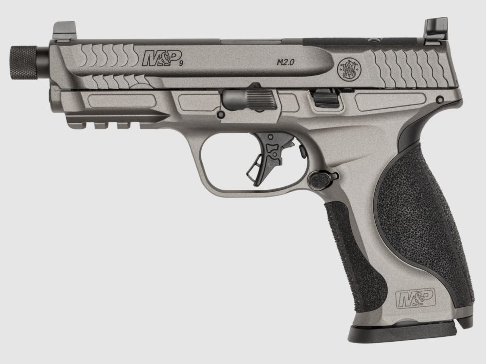 Pistool Smith&Wesson M&P M2.0 Metal TB 9mm Luger Tungsten Gray, afbeelding 2 van 4