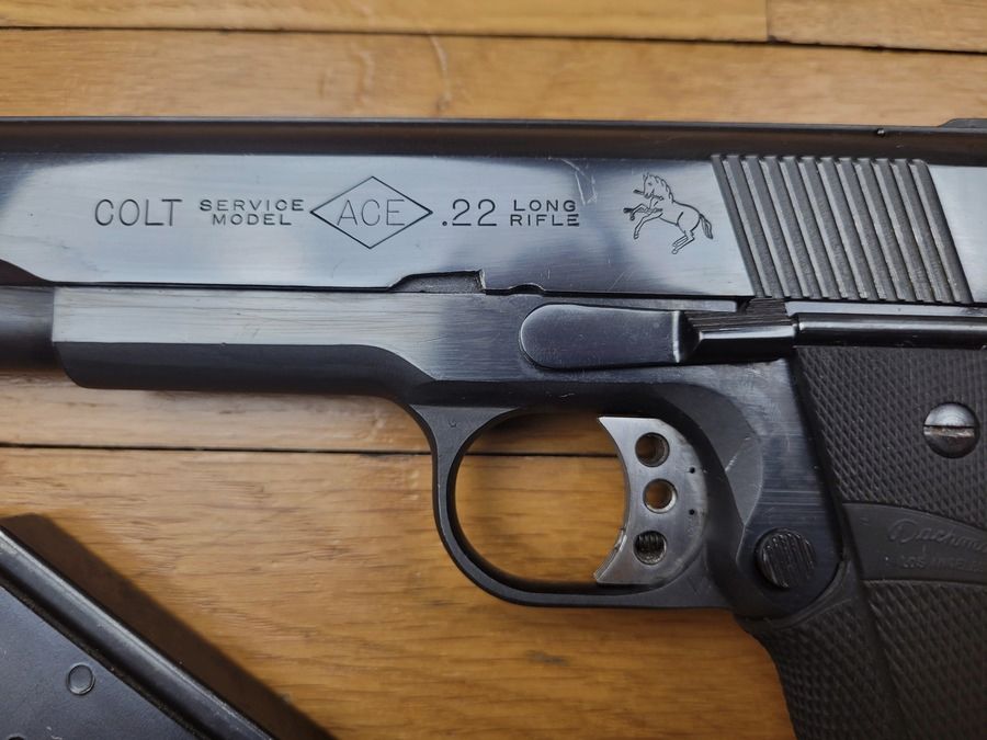 Rarissimo Colt 1911 ACE Service Model – 22LR – Addestramento dell'esercito USA sul 1911 – Niente a che fare con una conversione, incluso il tiro! – Eccezionale pezzo da collezione! Condizioni ottime!, immagine 1 di 16