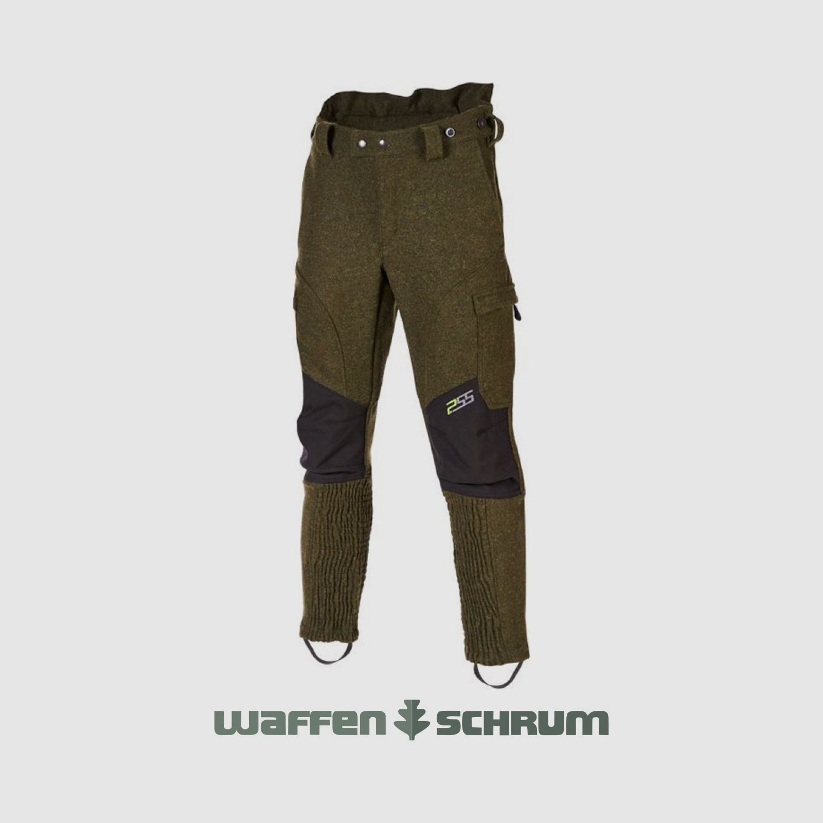 Pfeiffer systèmes de sécurité pantalon de pluie sans guêtres vert noir