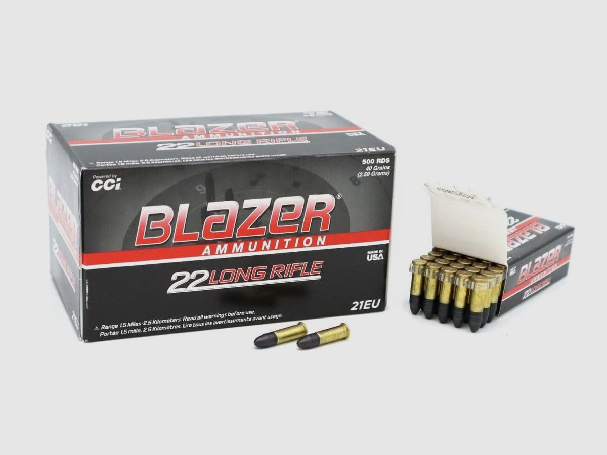 CCI Blazer .22 Long Rifle LRN HV 500 pieces