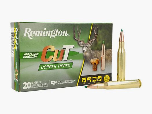 Remington Premier CuT Copper .270 Win. 130GR Tipped 20 Patronen
