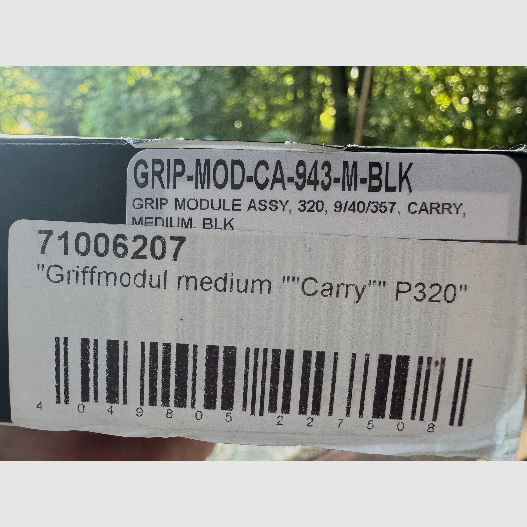 P320 Carry módulo de agarre M nuevo