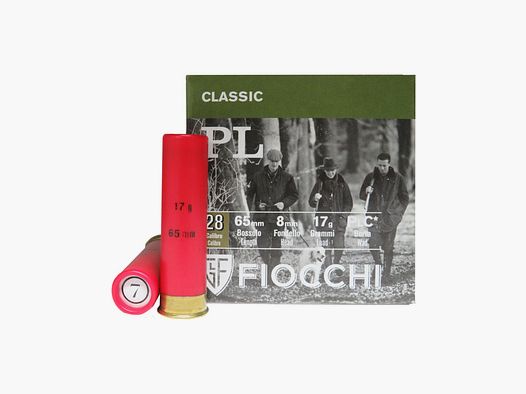 Fiocchi PL Patronen cal. 28/65 17 g Bleischrot 7