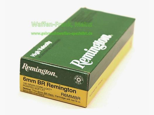 Remington - USA Cartucce per Fucile Alta Velocità 6mmBRRem