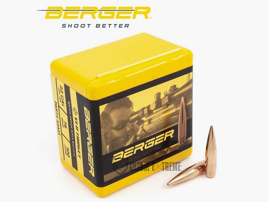 100 Geschosse BERGER Kal. 22 75gr VLD Target