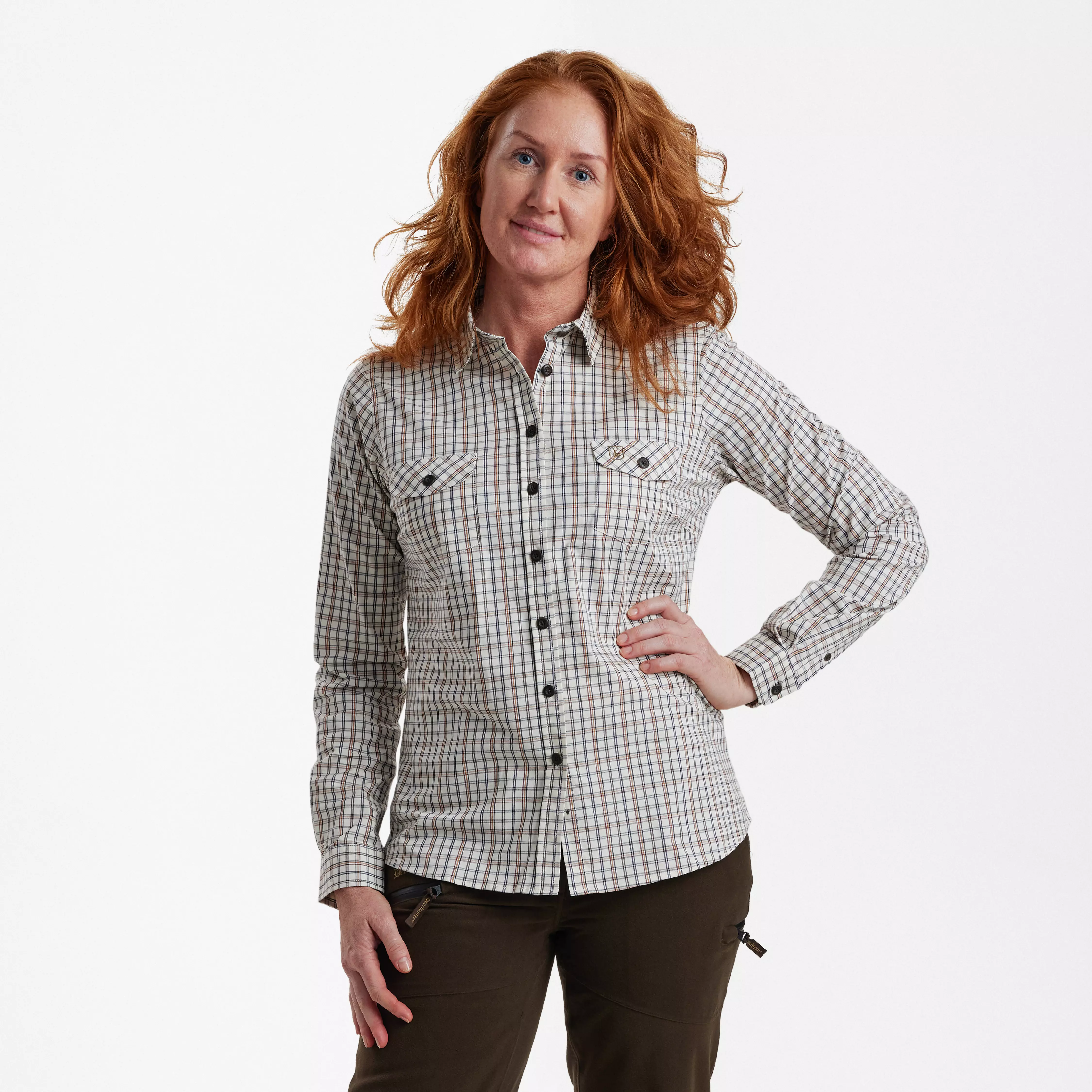 Camicia Lady Harper - a quadri verdi, immagine 1 di 5