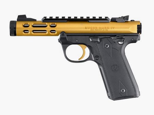 RUGER KK-Pistole Mod. Mark IV 22/45 Lite .22lr    Gold