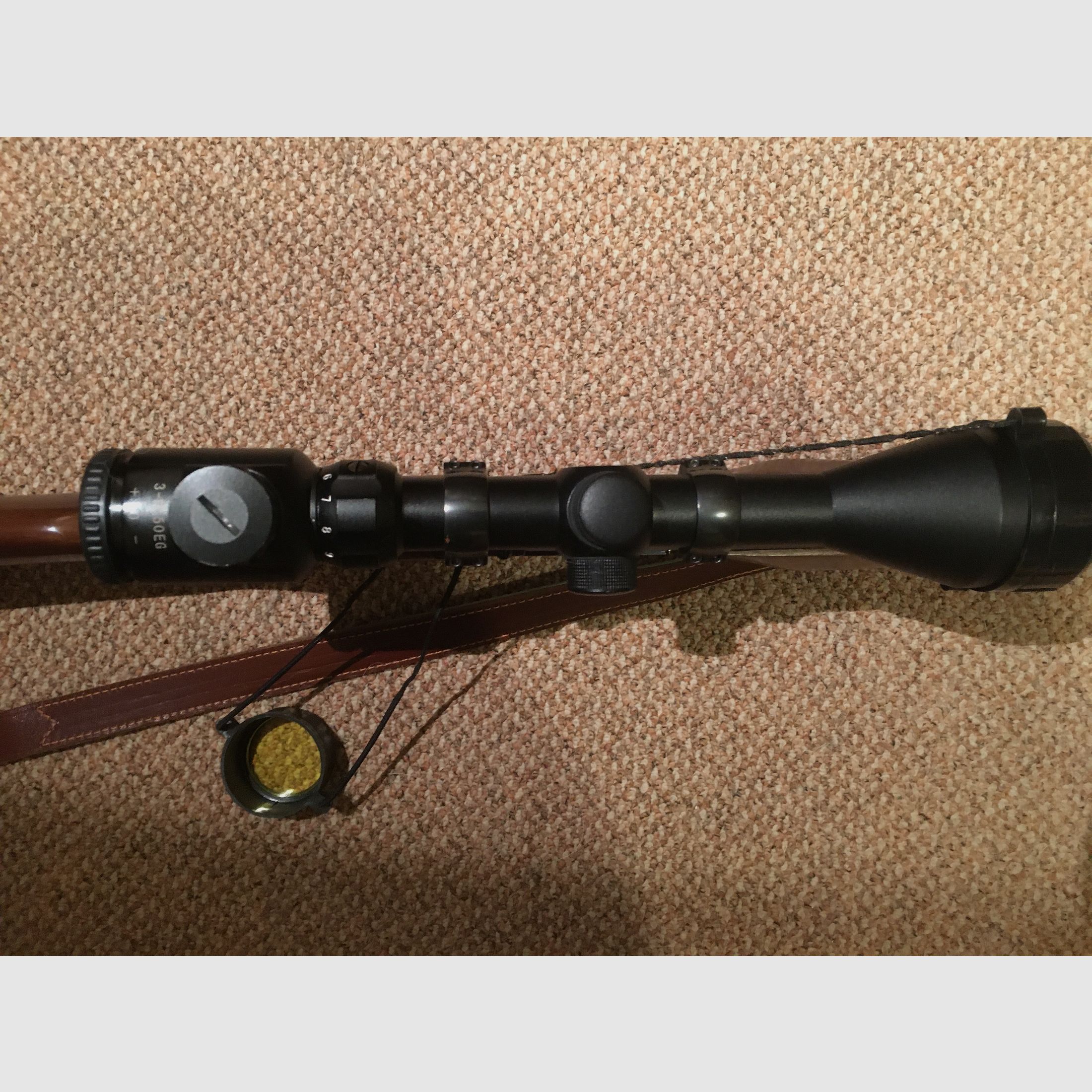 Kat C. Einzellader Büchse .45 colt von Baikal mit Zielfernrohr und Schalldämpfer
