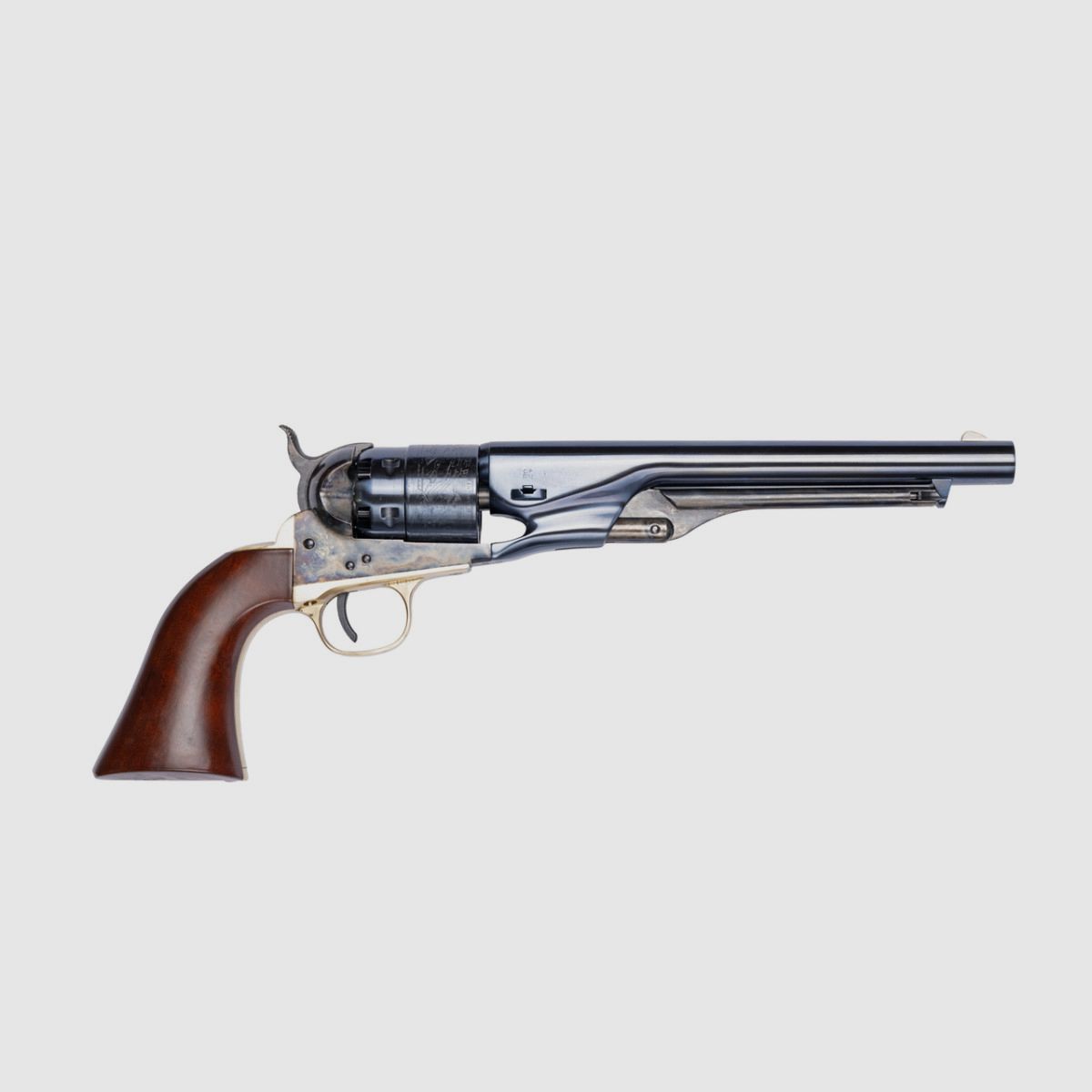 REV UBER 1860 ARMY CIVIL .44 8" BLAU SCHWARZPULVER, Bild 2 von 2