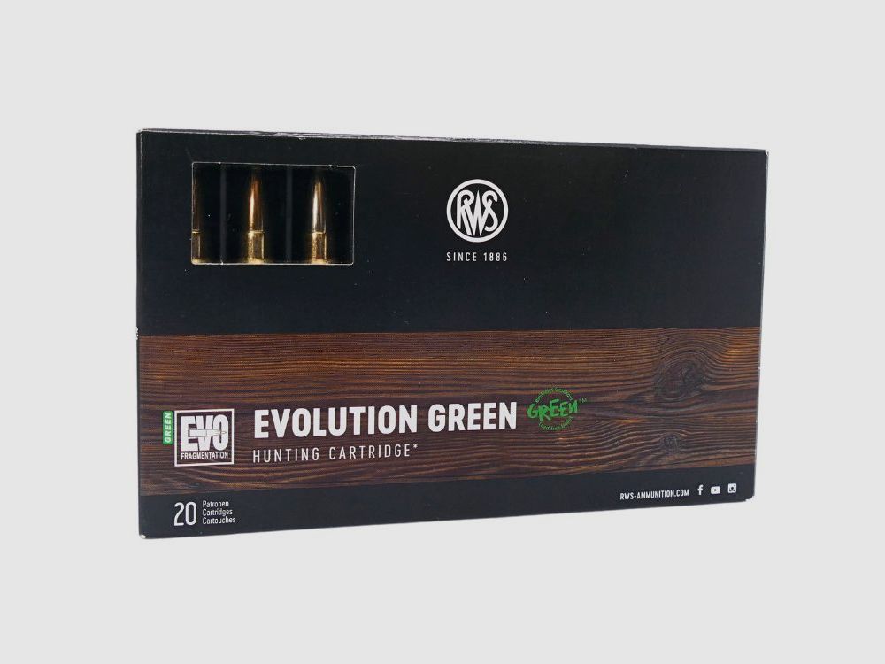 RWS .300WinMag Evolution Green 9,0g/139gr Büchsenpatronen Bleifrei