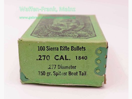 Sierra Bullets, Santa Fe Büchsengeschosse .270 (.277)