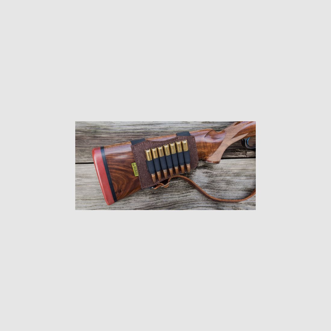 Tawny owl rifle stock cartridge case rifle