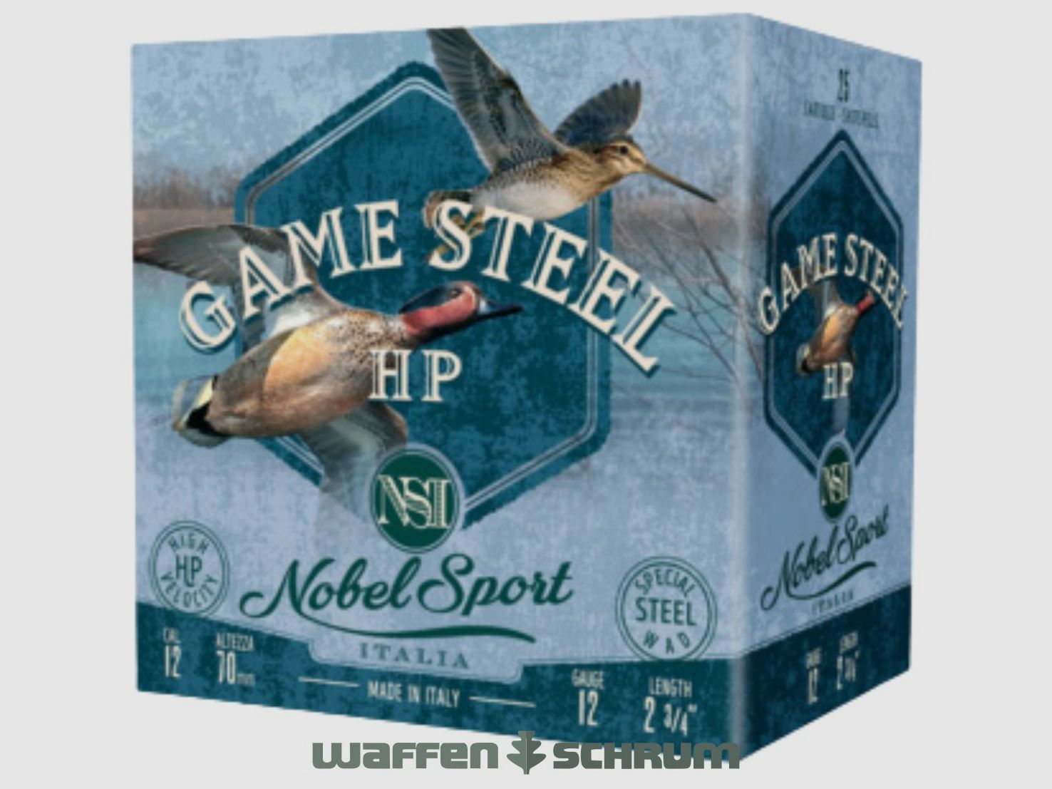Nobel Sport Italia 12/70 Steel Game 32 HP 3,1mm - 32g