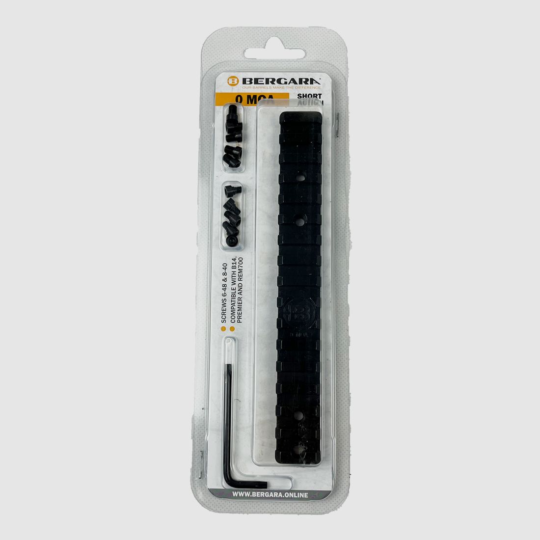 Bergara B14 - Picatinny Schiene Short Action - 0-MOA