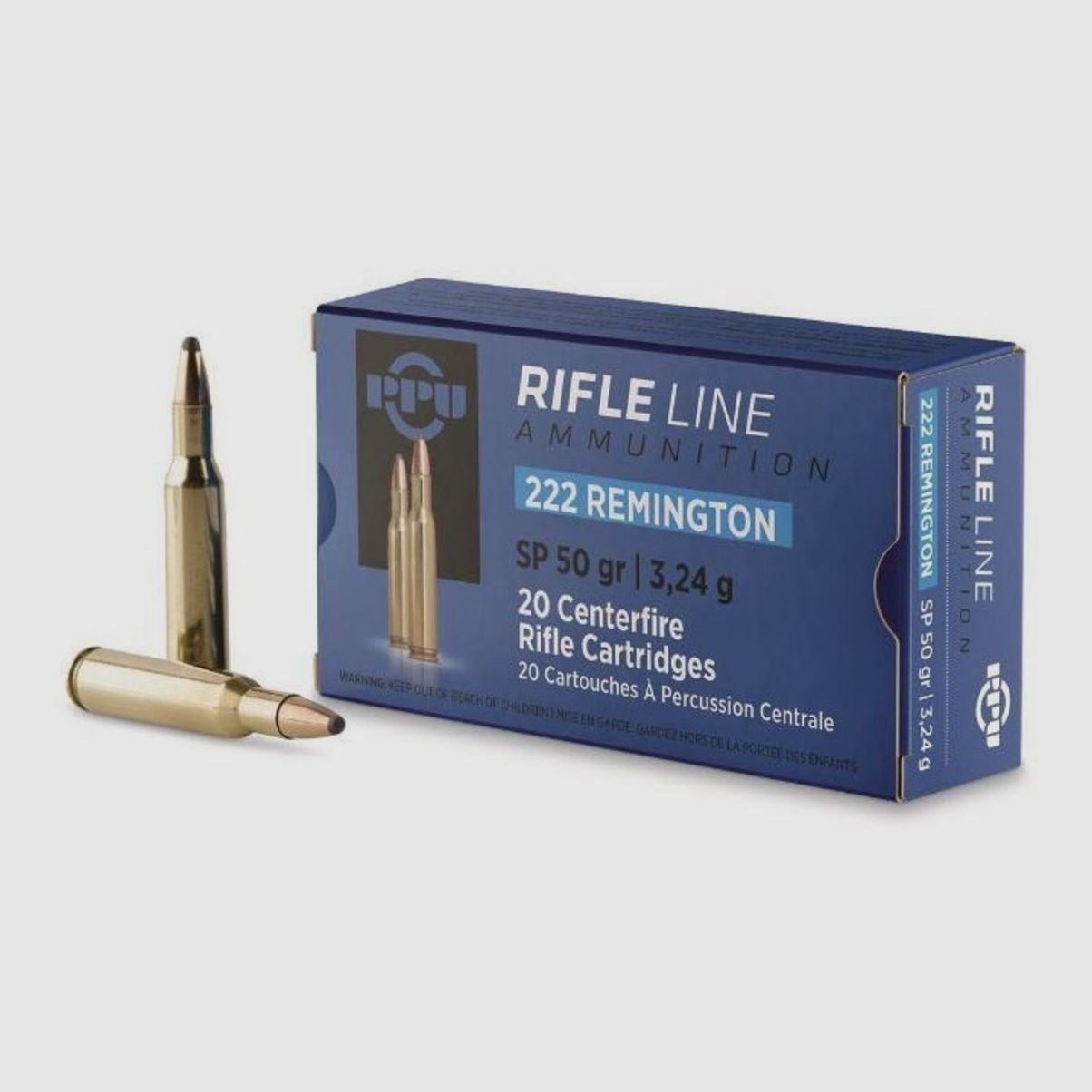 PARTIZAN PATRONY 222 REMINGTON SP 50 GR x 200, zdjęcie 1 z 2