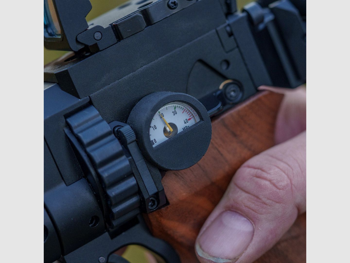 Cover cap manometer | Huben GK1 | BLACK | flexible