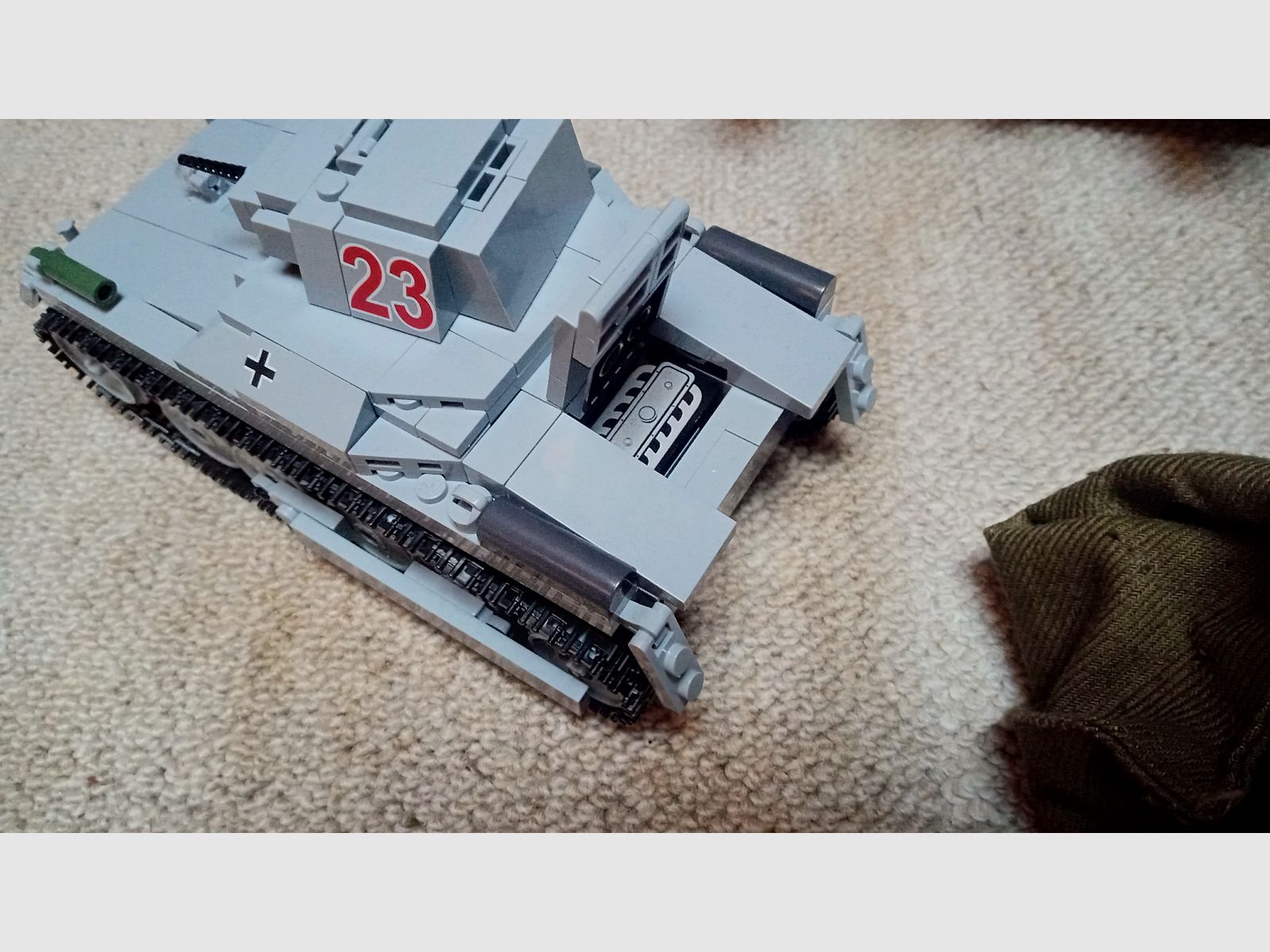 Cobi carro armato tedesco della seconda guerra mondiale I / PzKpfw (1) Ausf. A (con doppia MG-13) mattoncini compatibili Lego Numero di prodotto 2474