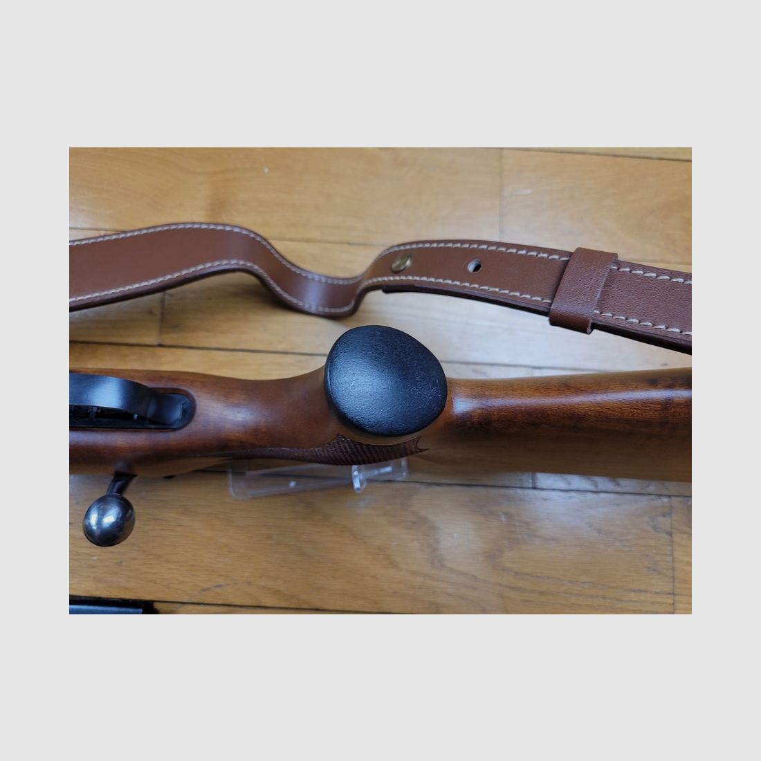 Sehr schöne Tikka M55 Büchse – 222 Remington – mit Box – 2 Magazine – zweites Visierorgan aus Faser – Gewehrriemen – schönes Holz – neuwertig, Bild 18 von 27