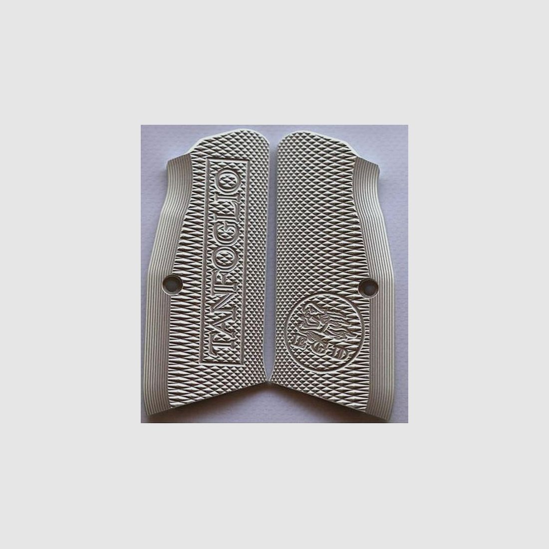 Xtreme GunParts grip panels for GoldMatch/Match LargeFrame aluminum - silver