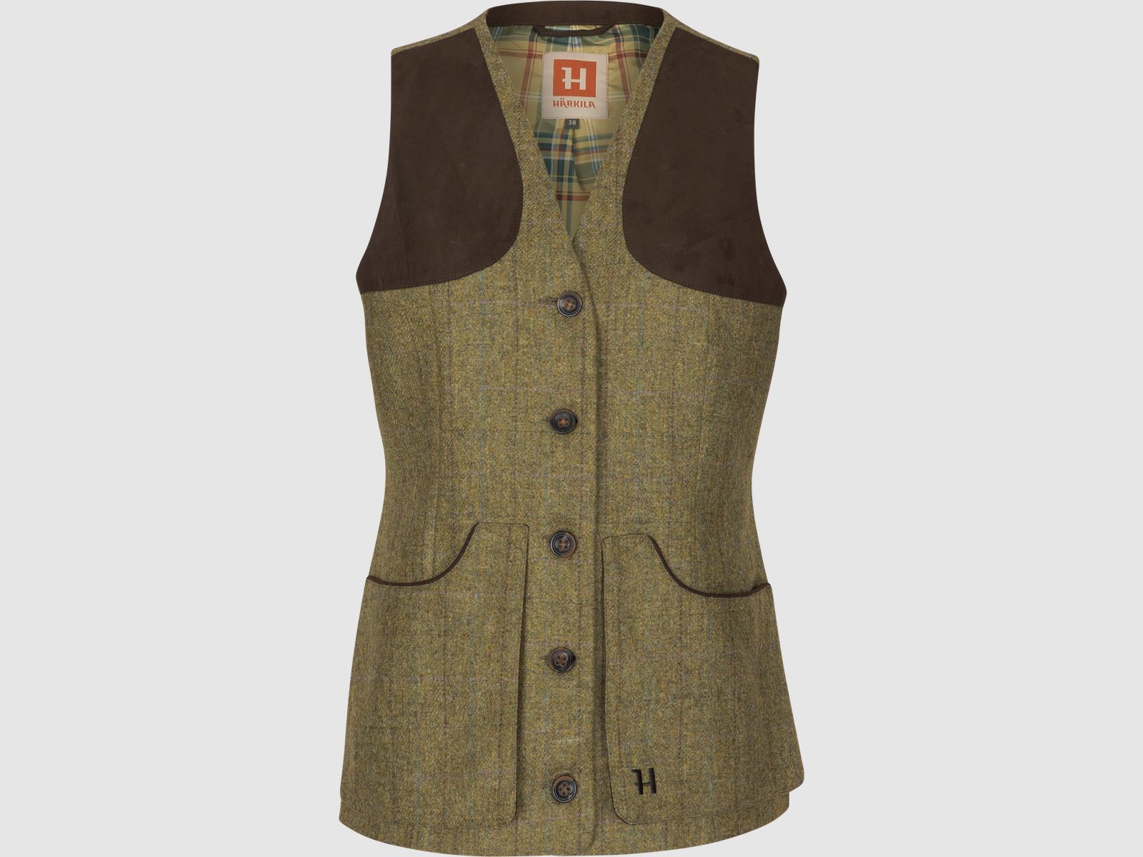 Jura shooting waistcoat Women Olive 42