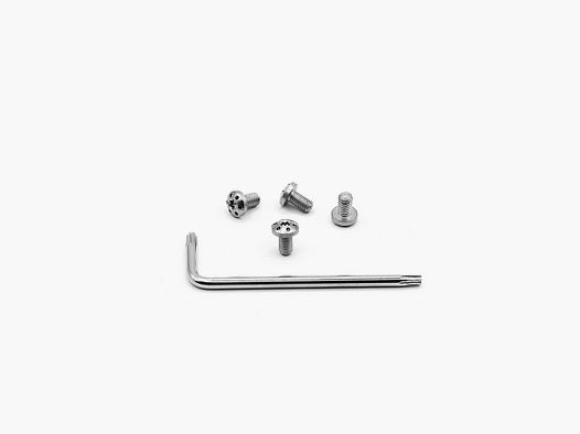 Eemann Tech Tornillos de agarre Torx para 1911 (juego de 4) – Plata