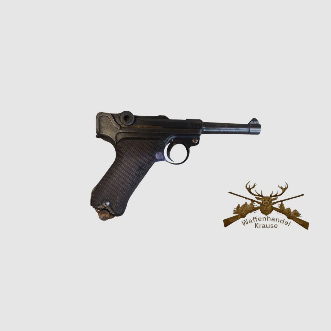 P08 DMW / Mauser P08 Baujahr 1918 Erfurt