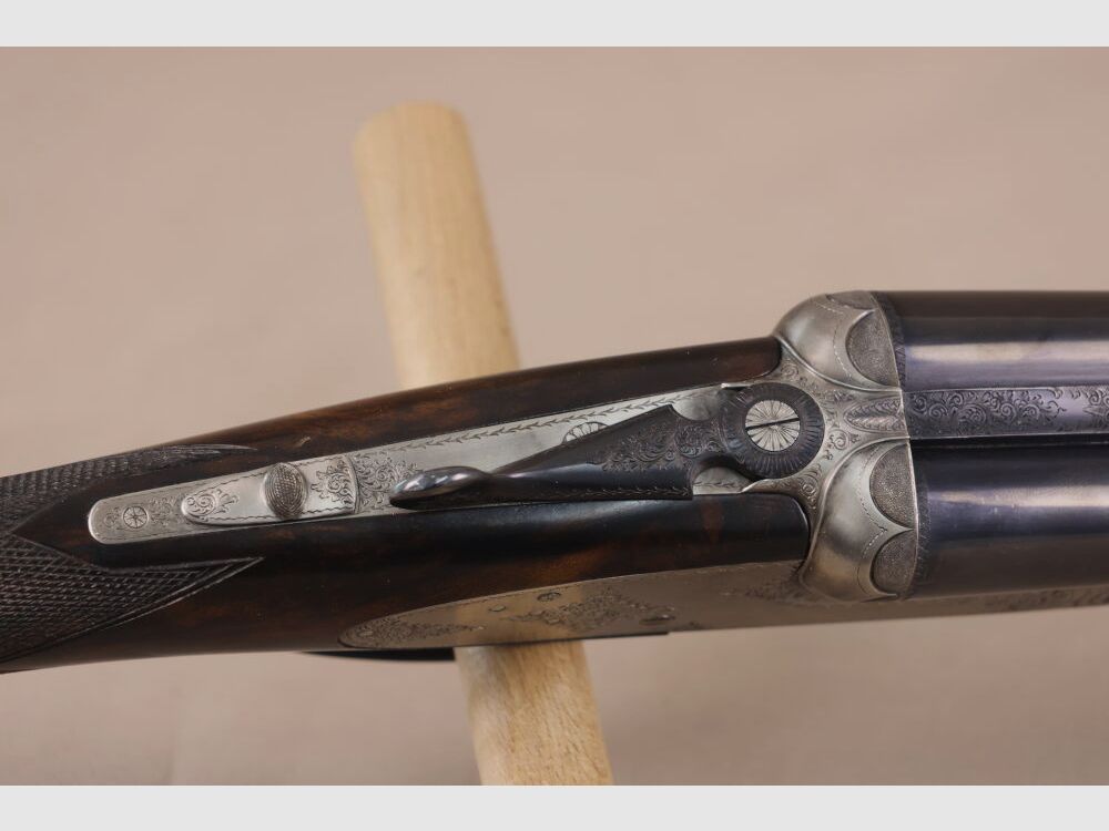 AYA - Aguirre y Aranzabal side lock over-and-under shotgun // TOP wood / engraving / made according to the specifications of Augustinus von Papen!!, image 9 of 10