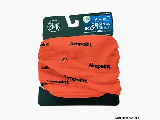 SCALDACOLLO MULTIFUNZIONE – BUFF – ORIGINAL ECO STRETCH LIMITED CUSTOM – AIMPOINT Orange/Black