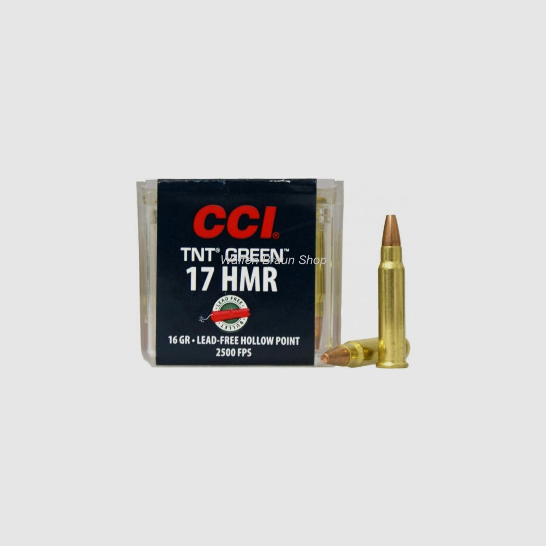 CCI 00951 .17HMR 16gr.TNT GREEN 50 Stück