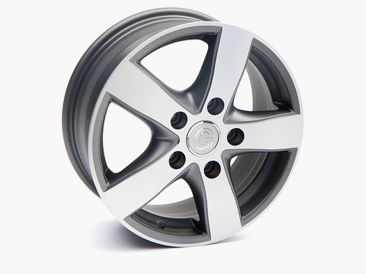 Cerchio in alluminio Goldschmitt GSM4, antracite lucido opaco per Fiat Ducato con telaio pesante