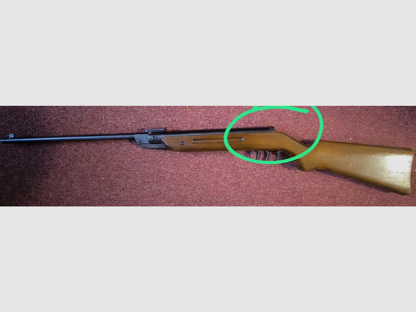 Diana 25, Kaliber 4,50mm ohne F Zeichen, Made in Westdeutschland, Luftdruckgewehr im Top Zustand!!!