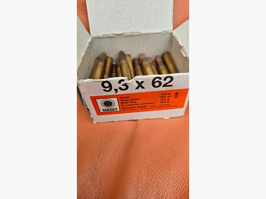 Munition Kaliber 9,3x62  GECO 16,5 g Target