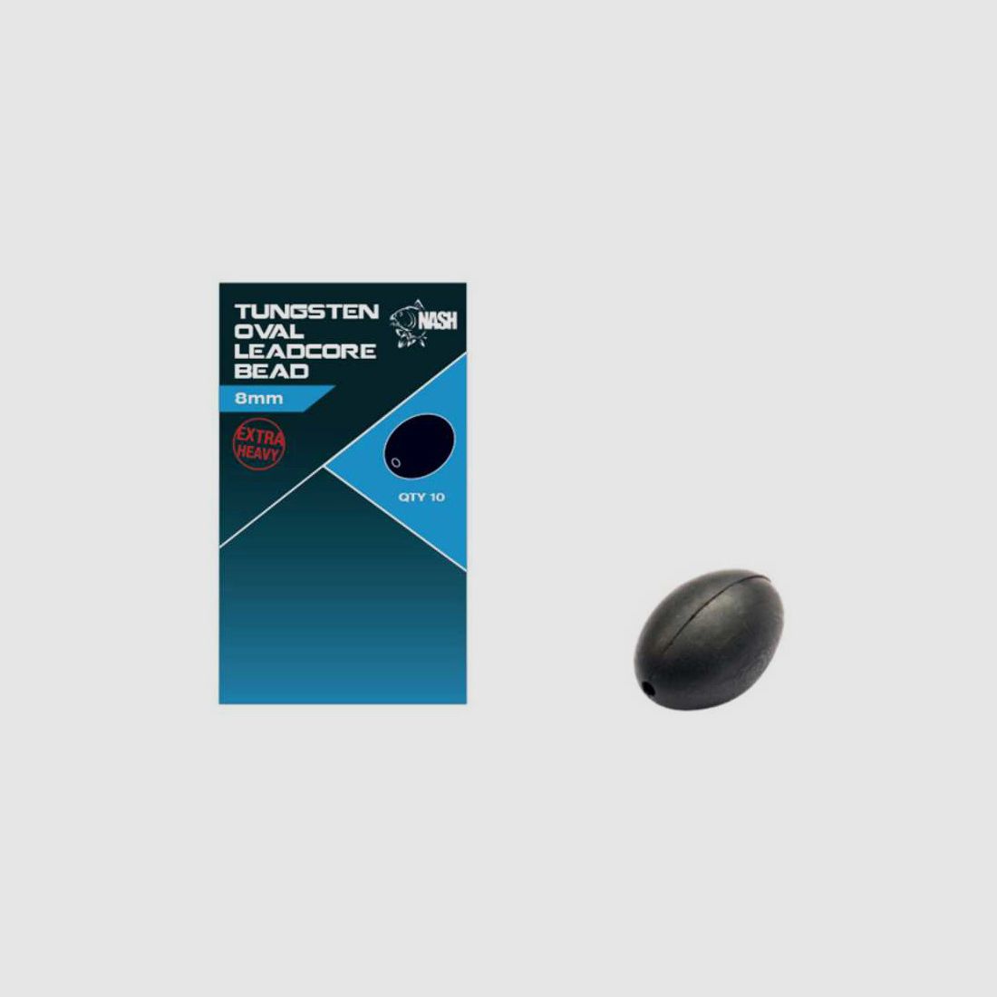 Nash Tungsten Oval Leadcore Bead