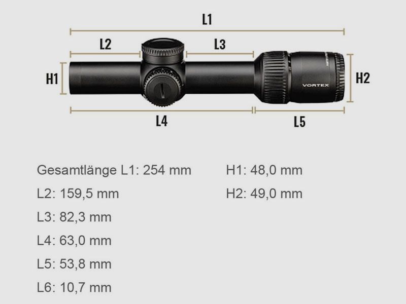 VORTEX Strike Eagle 1-10x24 FFP EBR8 BDC, MOA