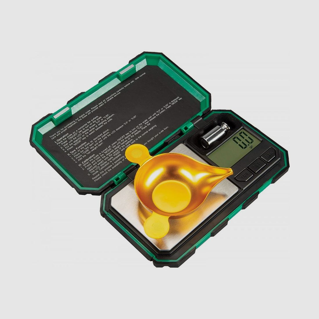 RCBS 1500 - Balanza de bolsillo 98914, color: Verde, imagen 2 de 3