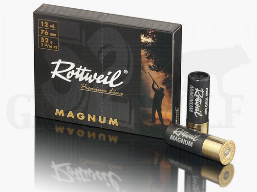 12/76 Nr. 5 / 3,0 mm 52 g Rottweil Magnum Cartuchos de Escopeta Plomo 10 Piezas