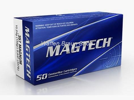 Magtech.357MAG SJHP 158GRS A50#357B