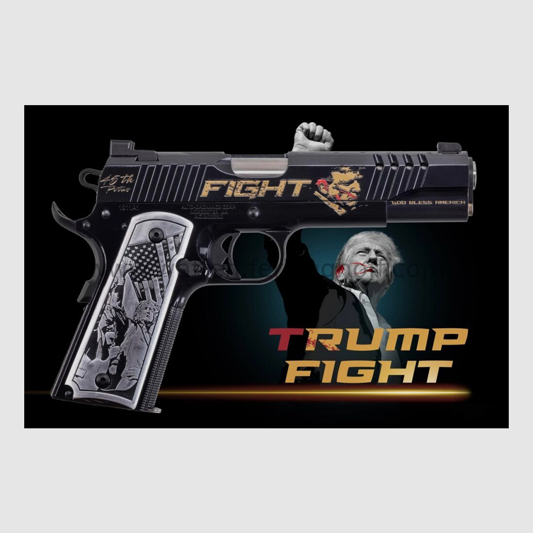 Auto-Ordnance 1911A1 Trump Fight 5