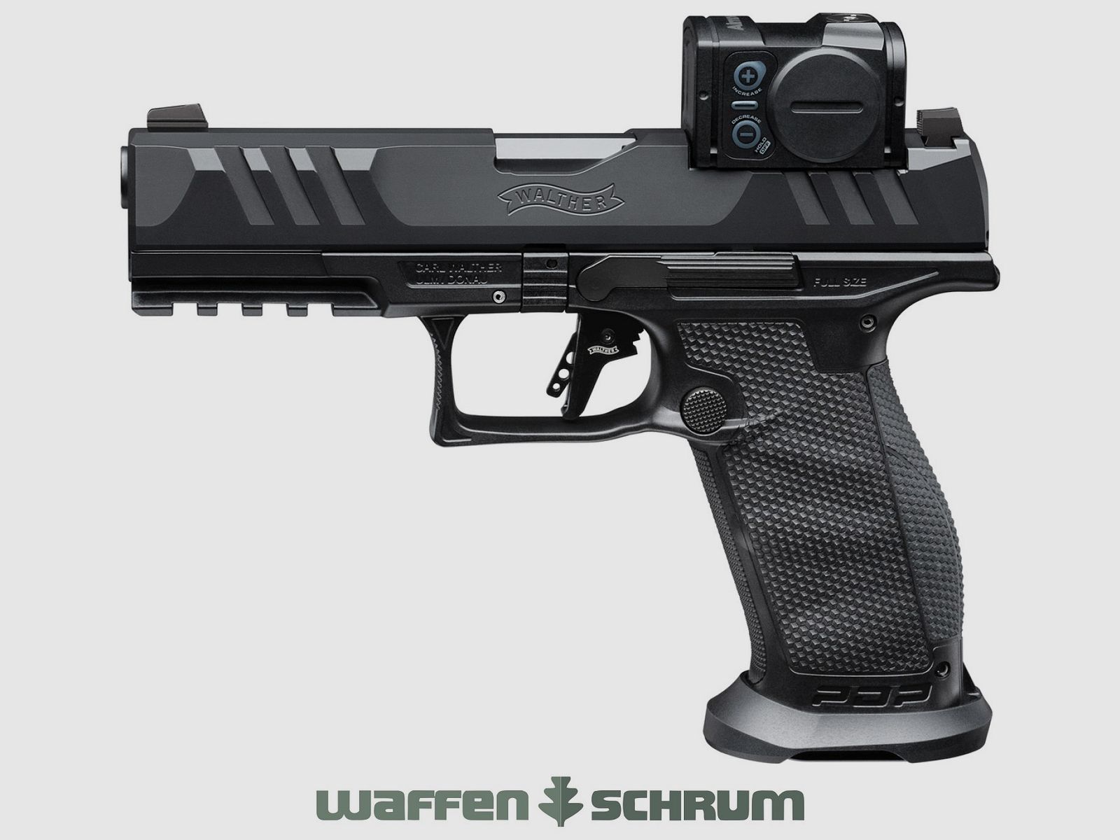 Walther PDP Full Size 4.5'' 9mm Luger Professional ACRO 18 Rounds +2 Spare Magazine Dynamic Performance Trigger