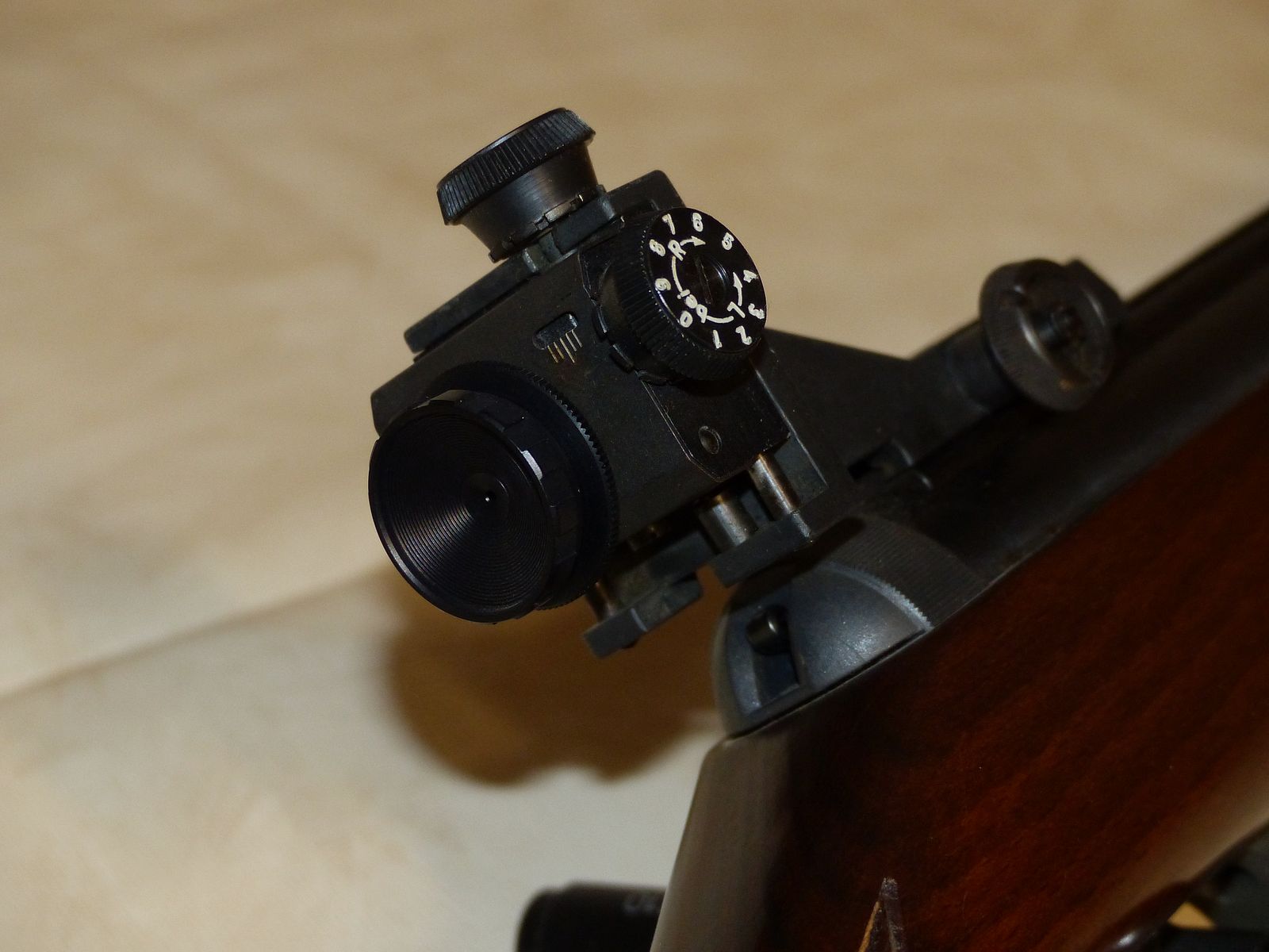 Fusil à air comprimé Diana Mod. 36 avec F, sécurité et dioptre 1991 comme neuf vintage