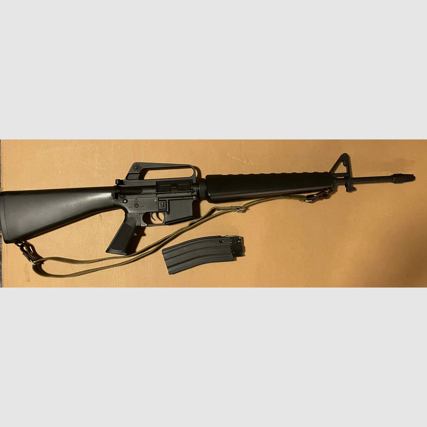 CO2 rifle DEFENSE FORCES M16A1 VN Vietnam, caliber 4.5 mm BB (P18)