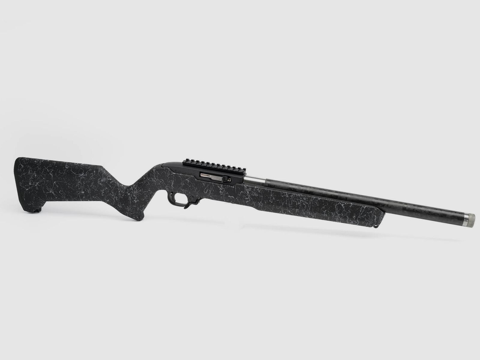RUGER 10/22® Carbon Fiber .22 LR 16,1"/41Cm Textured White Speckle Black Magpul Moe X-22