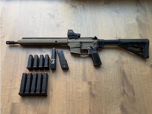 Schmeisser AR 15 - 9 // FDE // 14,5" // Sportivamente autorizzato