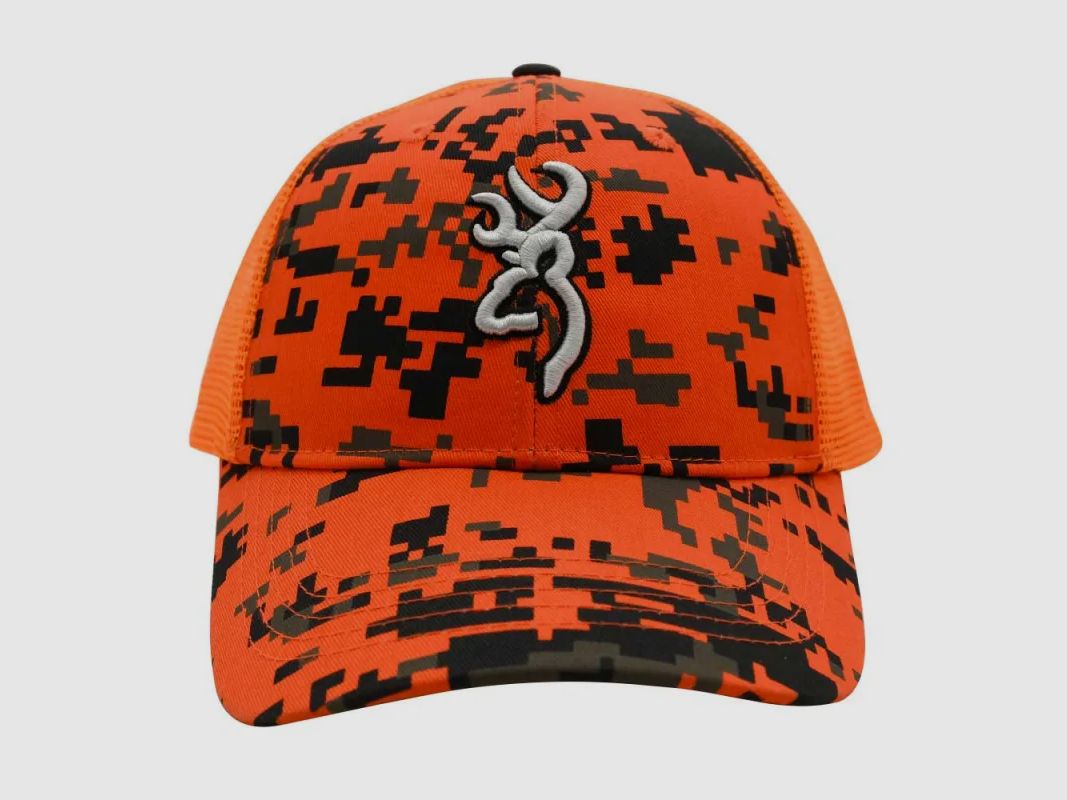 Cappello da caccia digi blaze cotone poliestere arancione nero, immagine 7 di 13