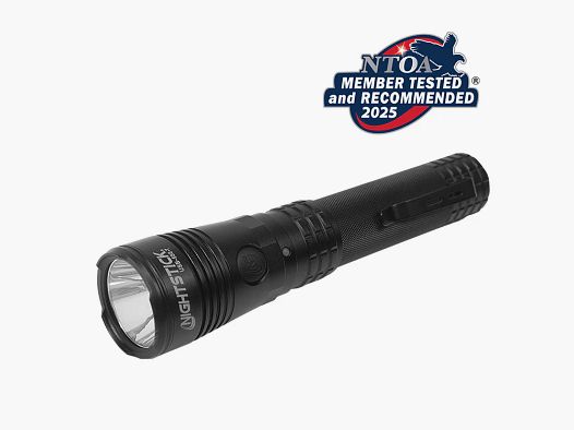 Turbo High Candela USB Dual-Light Rechargeable Tactical Flashlight (Black) Nightstick