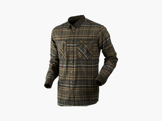 Camisa Hrkila Pajala Talla: S, Color: Cuadro verde sauce