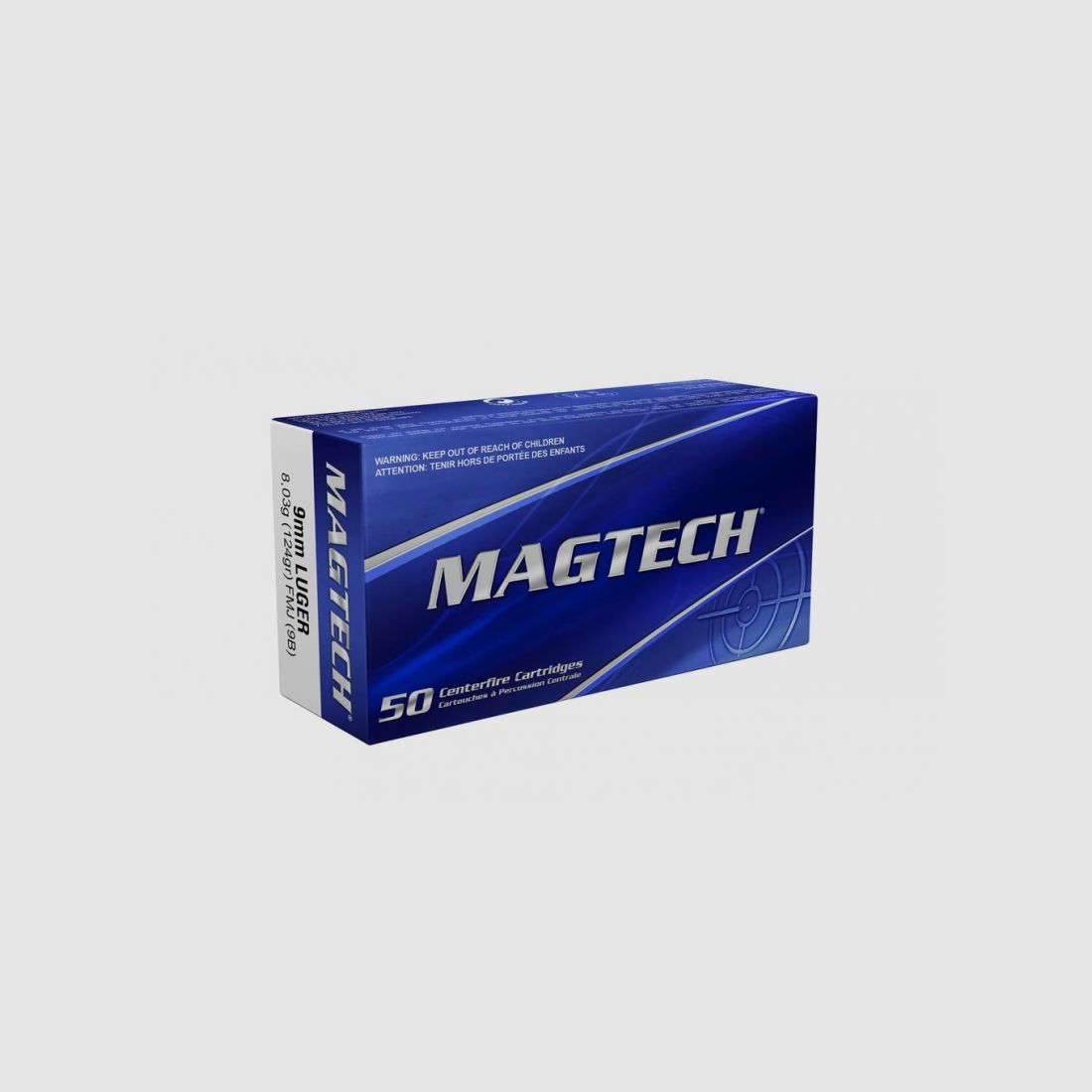MAGTECH 9MM LUGER 124 GRS FMJ 1000 PCS PACK, image 1 of 2