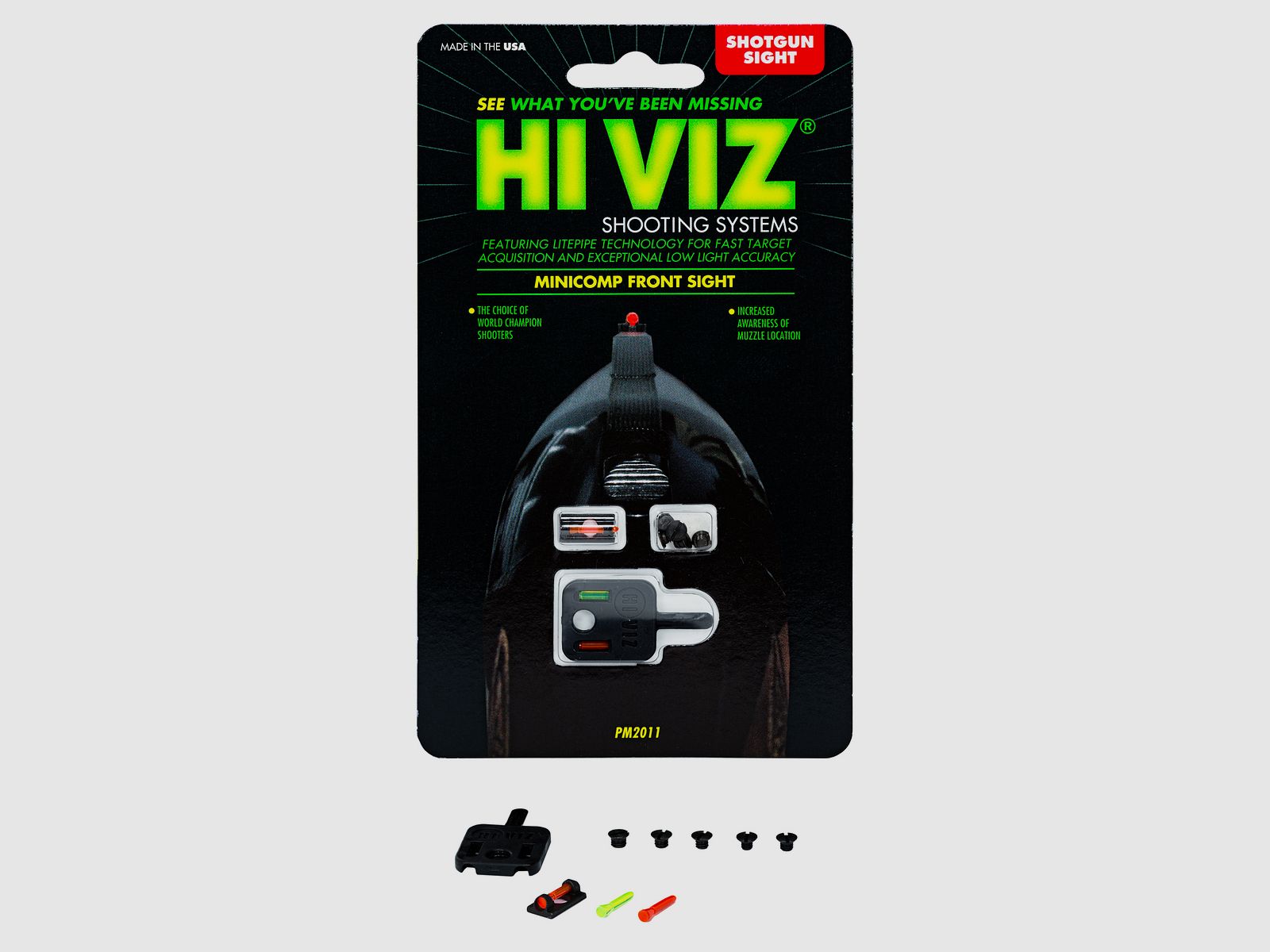 HIVIZ MiniComp punto de mira de fibra óptica, imagen 3 de 3
