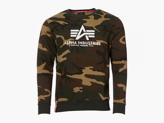 alpha industries Alpha Industries Pullover Basic Sweater Camo woodland camo 65